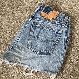 Vintage Levi jean shorts